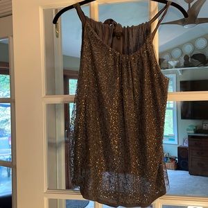 J Crew Collection Sequin Top